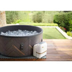 Spa à bulles rond MSpa Mono DWF avec couvercle thermique 927 L 138 électrique 110 V CA Gonflable
