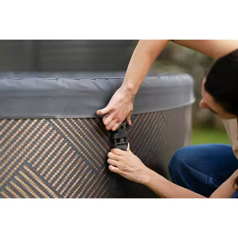 Spa à bulles rond MSpa Mono DWF avec couvercle thermique 927 L 138 électrique 110 V CA Gonflable