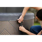 Spa à bulles rond MSpa Mono DWF avec couvercle thermique 927 L 138 électrique 110 V CA Gonflable