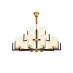 Lustre industriel moderne en métal pour salon