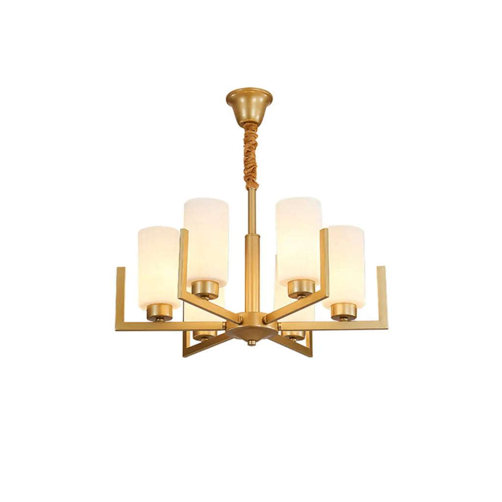Lustre industriel moderne en métal pour salon
