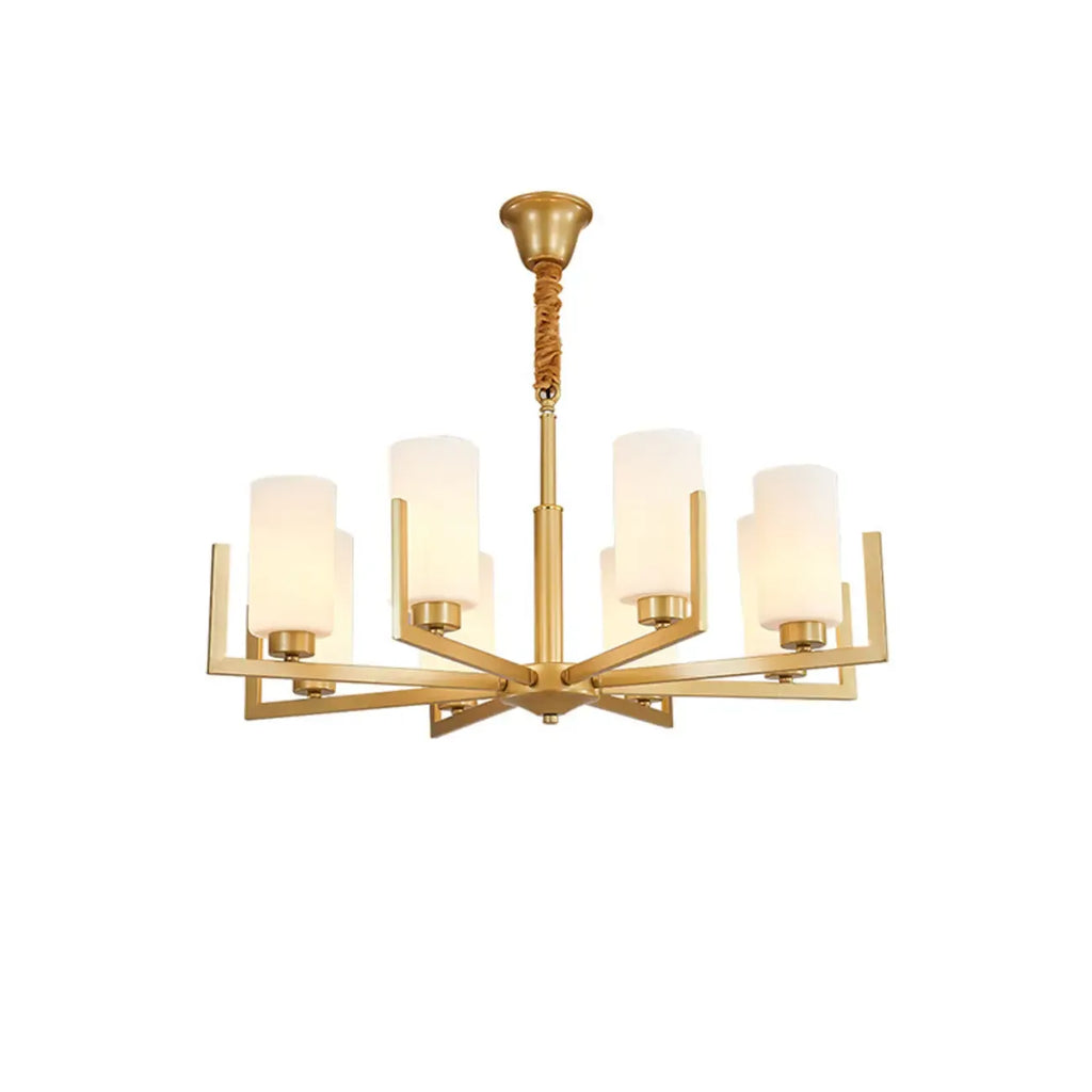 Lustre industriel moderne en métal pour salon