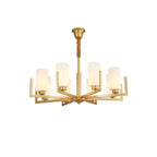 Lustre industriel moderne en métal pour salon