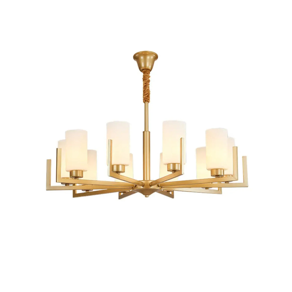Lustre industriel moderne en métal pour salon