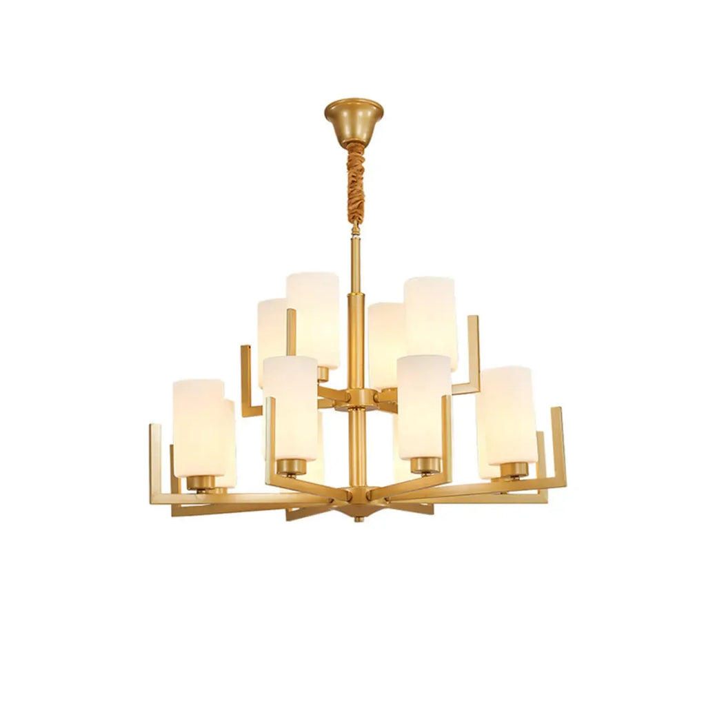 Lustre industriel moderne en métal pour salon