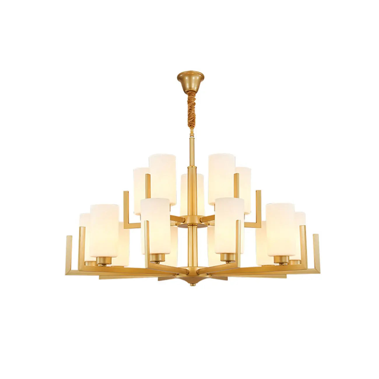 Lustre industriel moderne en métal pour salon