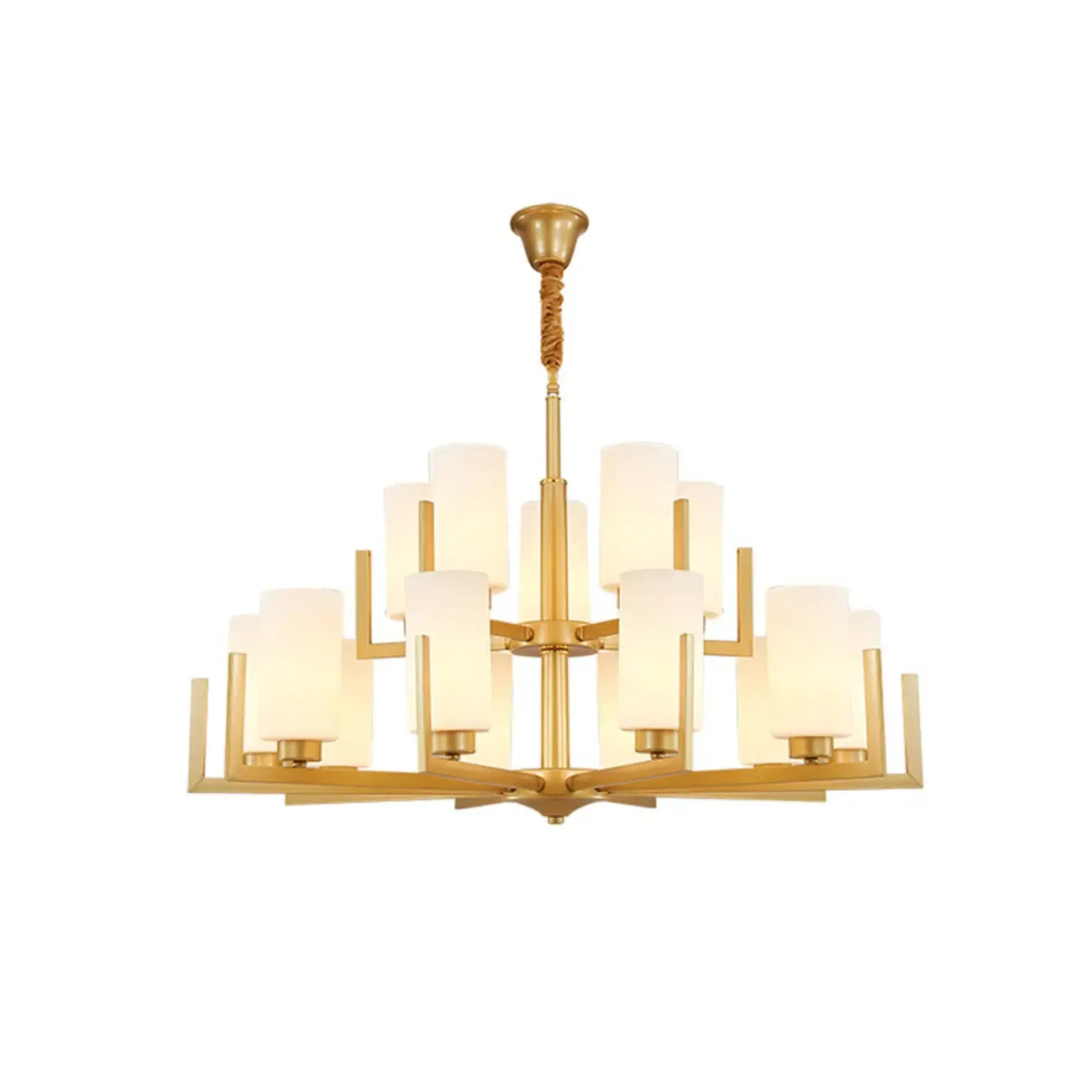 Lustre industriel moderne en métal pour salon