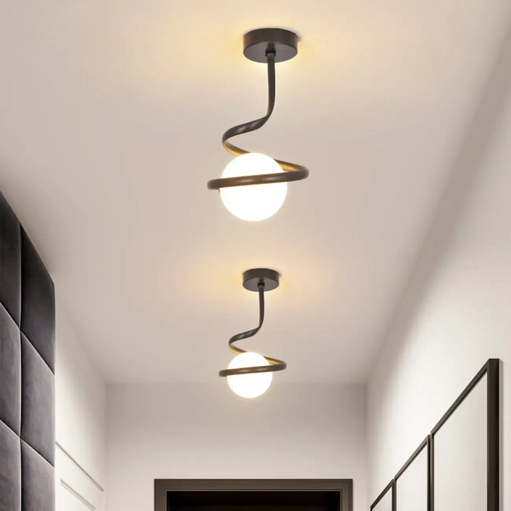 Mini plafonnier LED créatif pour une élégance au salon