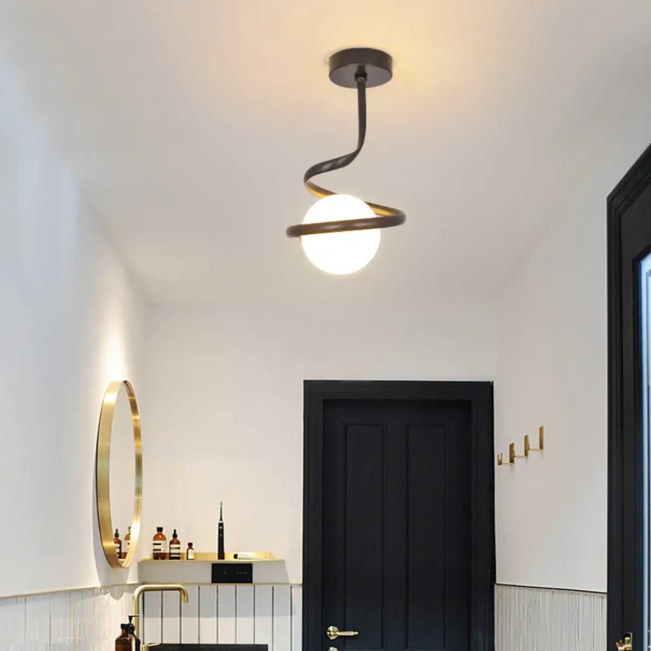 Mini plafonnier LED créatif pour une élégance au salon