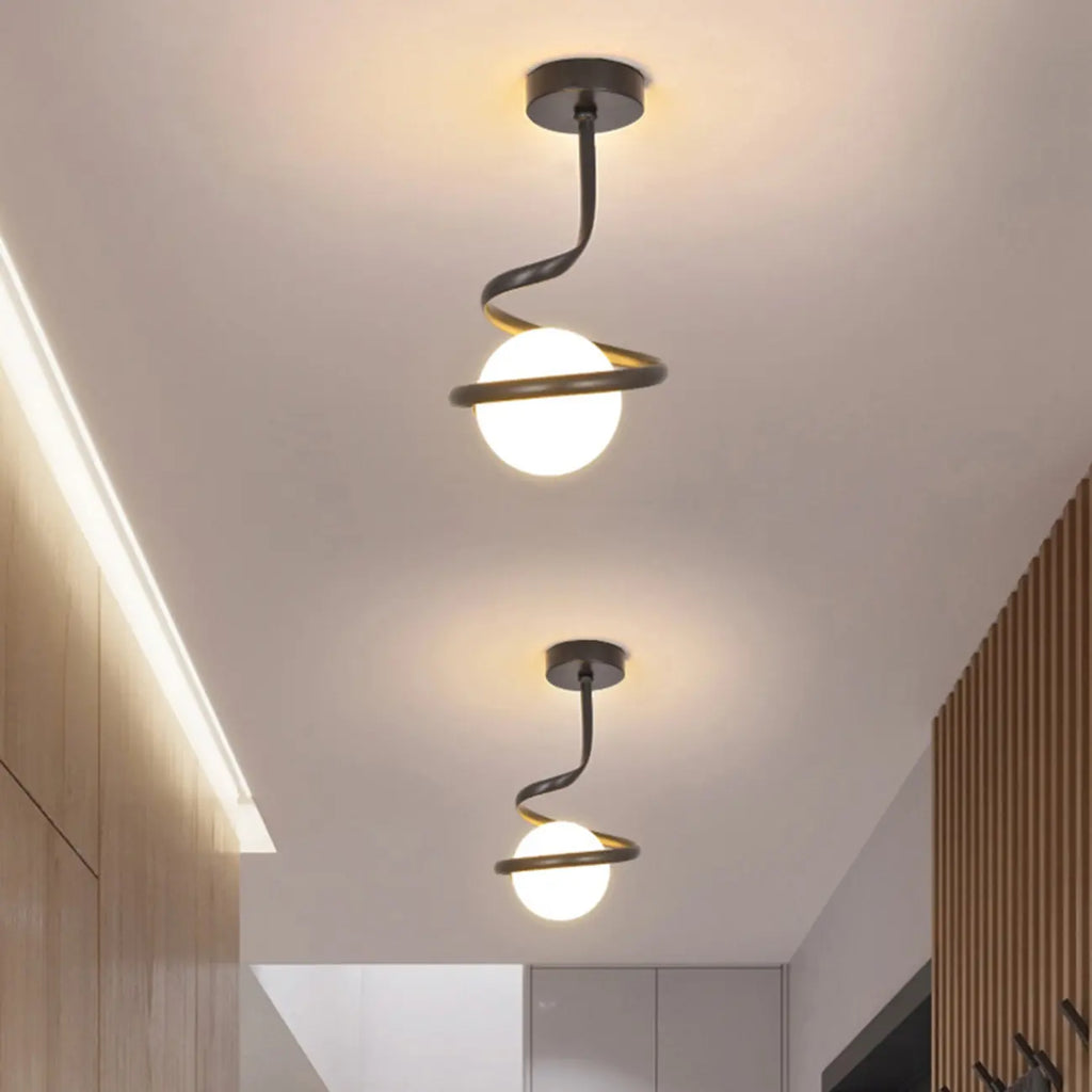Mini plafonnier LED créatif pour une élégance au salon