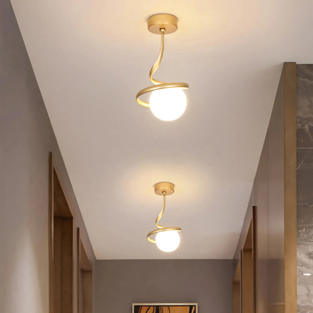 Mini plafonnier LED créatif pour une élégance au salon