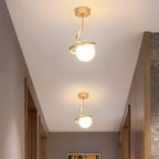 Mini plafonnier LED créatif pour une élégance au salon