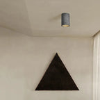 Plafonnier cylindrique encastré à intensité variable pour usage intérieur