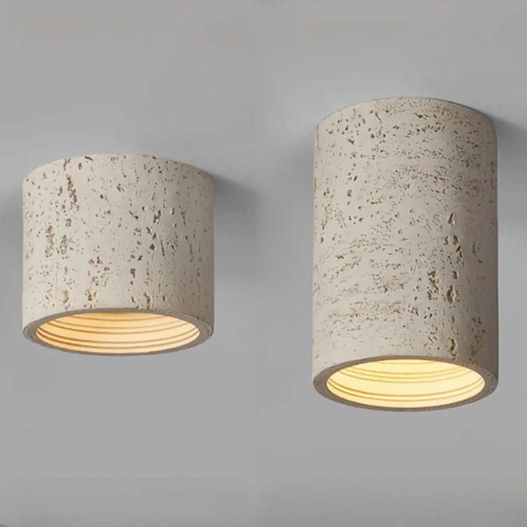 Plafonnier cylindrique encastré à intensité variable pour usage intérieur