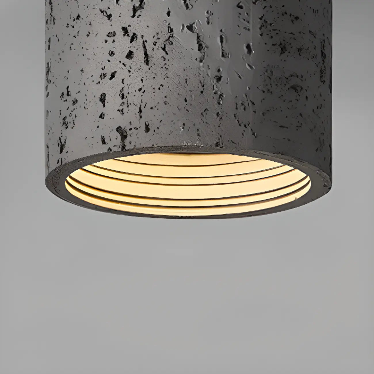 Plafonnier cylindrique encastré à intensité variable pour usage intérieur