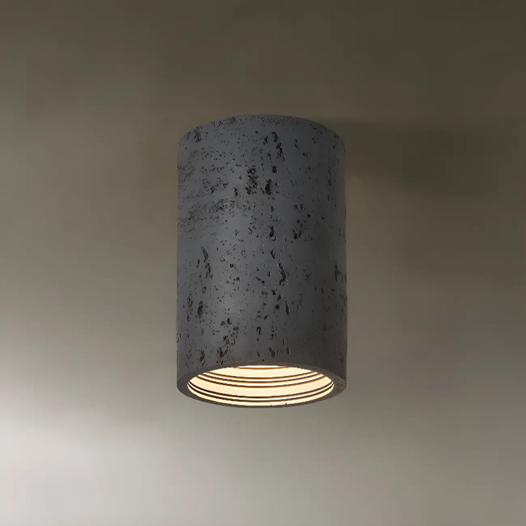 Plafonnier cylindrique encastré à intensité variable pour usage intérieur