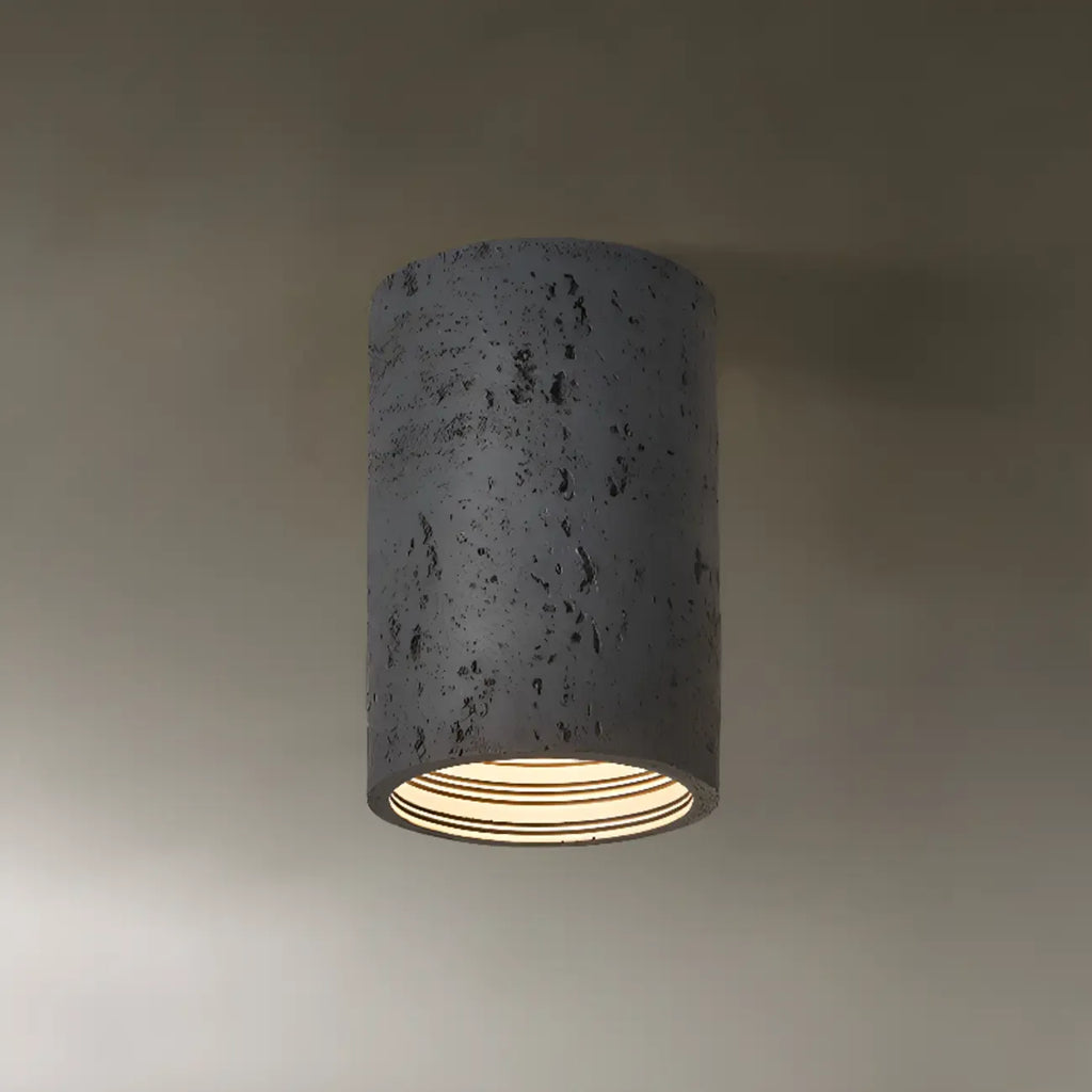 Plafonnier cylindrique encastré à intensité variable pour usage intérieur