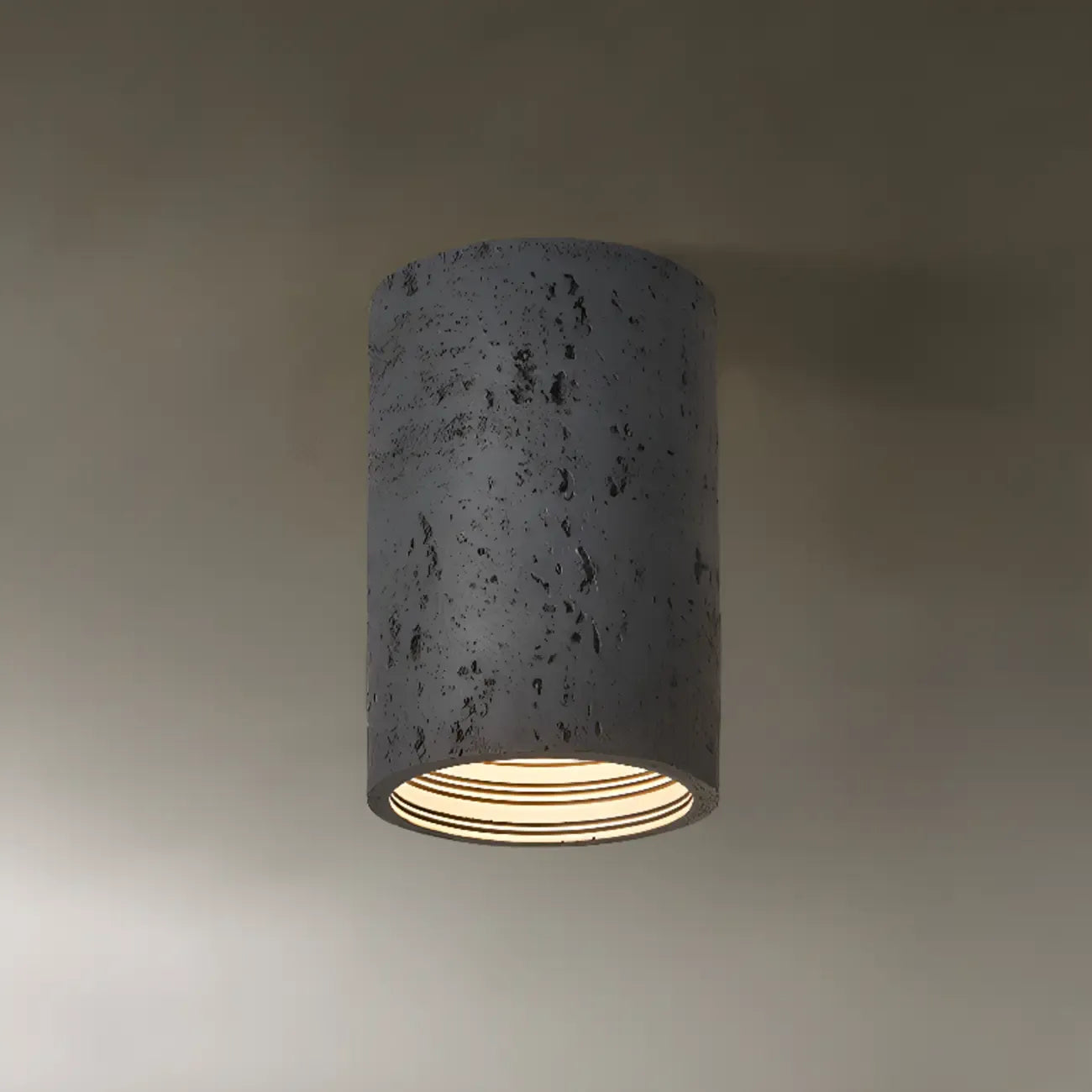 Plafonnier cylindrique encastré à intensité variable pour usage intérieur