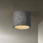 Plafonnier cylindrique encastré à intensité variable pour usage intérieur