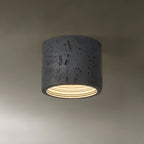 Plafonnier cylindrique encastré à intensité variable pour usage intérieur