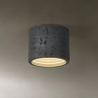 Plafonnier cylindrique encastré à intensité variable pour usage intérieur