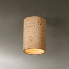 Plafonnier cylindrique encastré à intensité variable pour usage intérieur