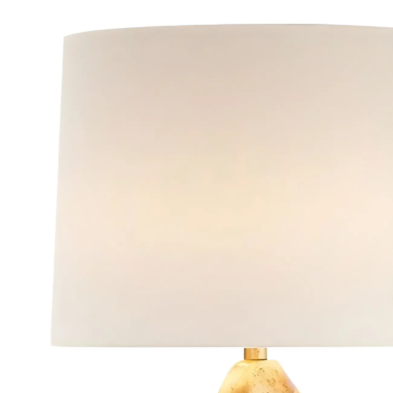 Lampe de bureau électrique moderne à brancher avec base dorée pour chambre à coucher