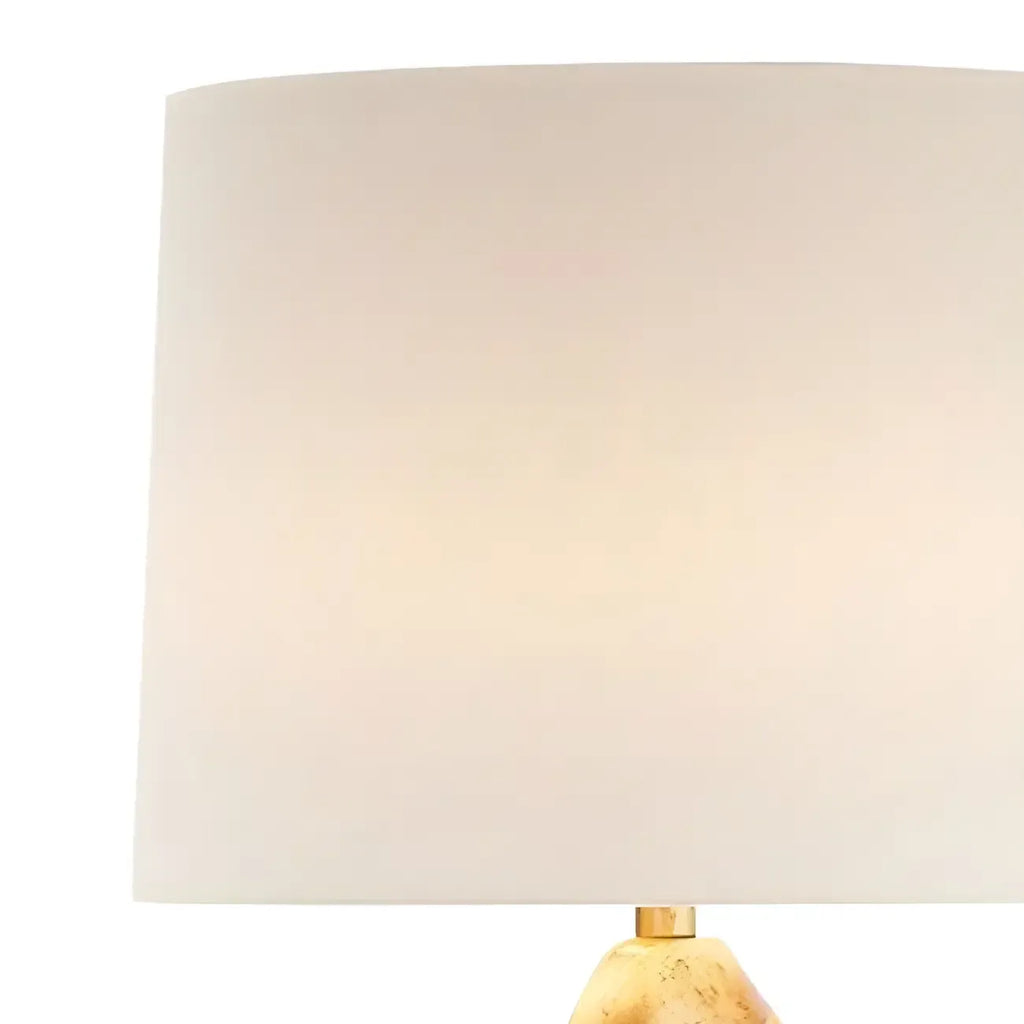 Lampe de bureau électrique moderne à brancher avec base dorée pour chambre à coucher