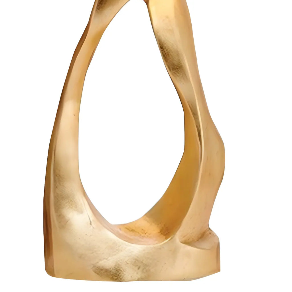 Lampe de bureau électrique moderne à brancher avec base dorée pour chambre à coucher