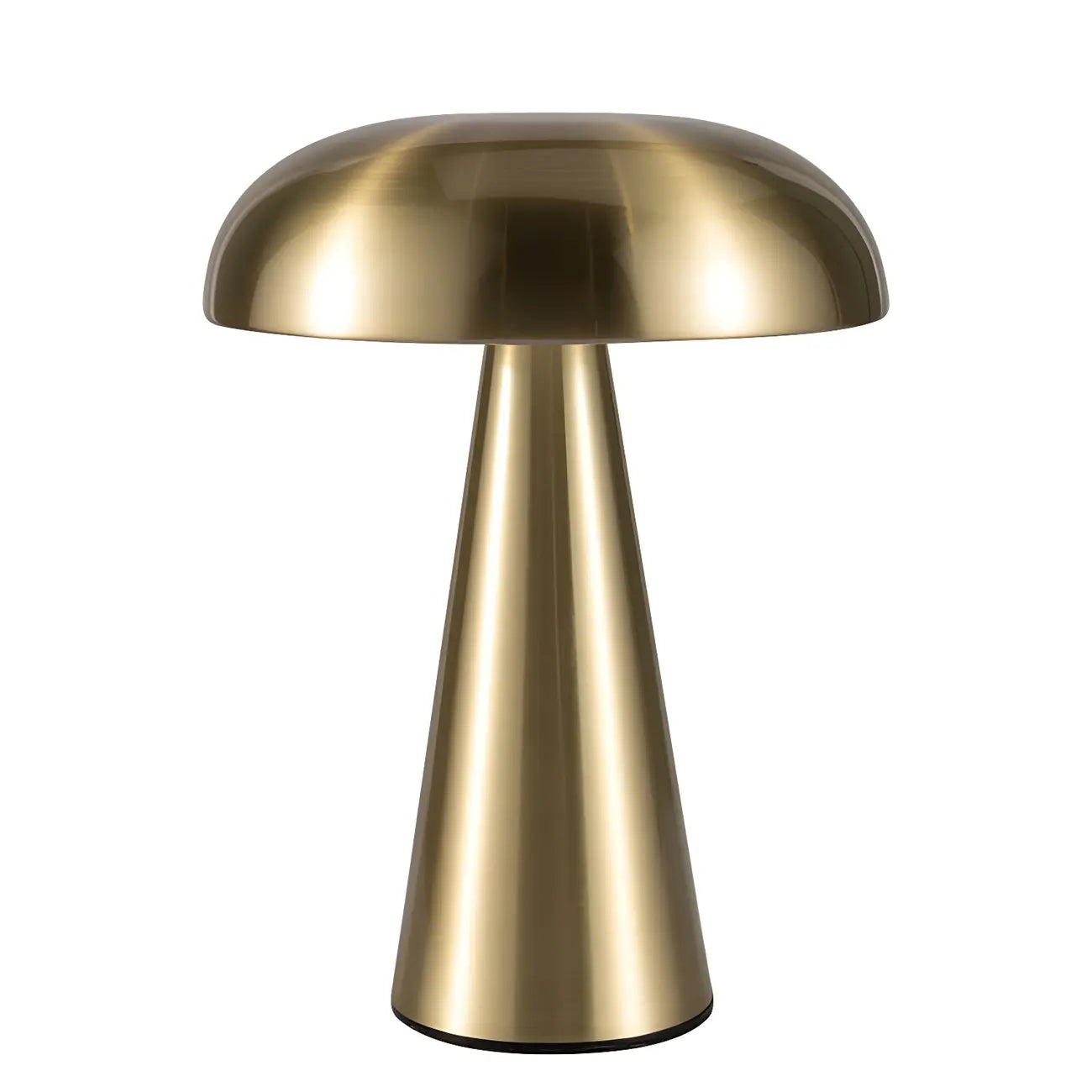 Lampe de table contemporaine en laiton rechargeable pour la maison