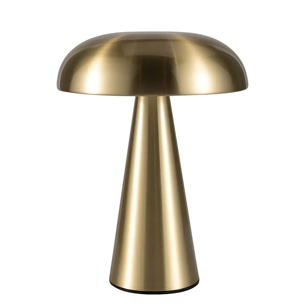Lampe de table contemporaine en laiton rechargeable pour la maison