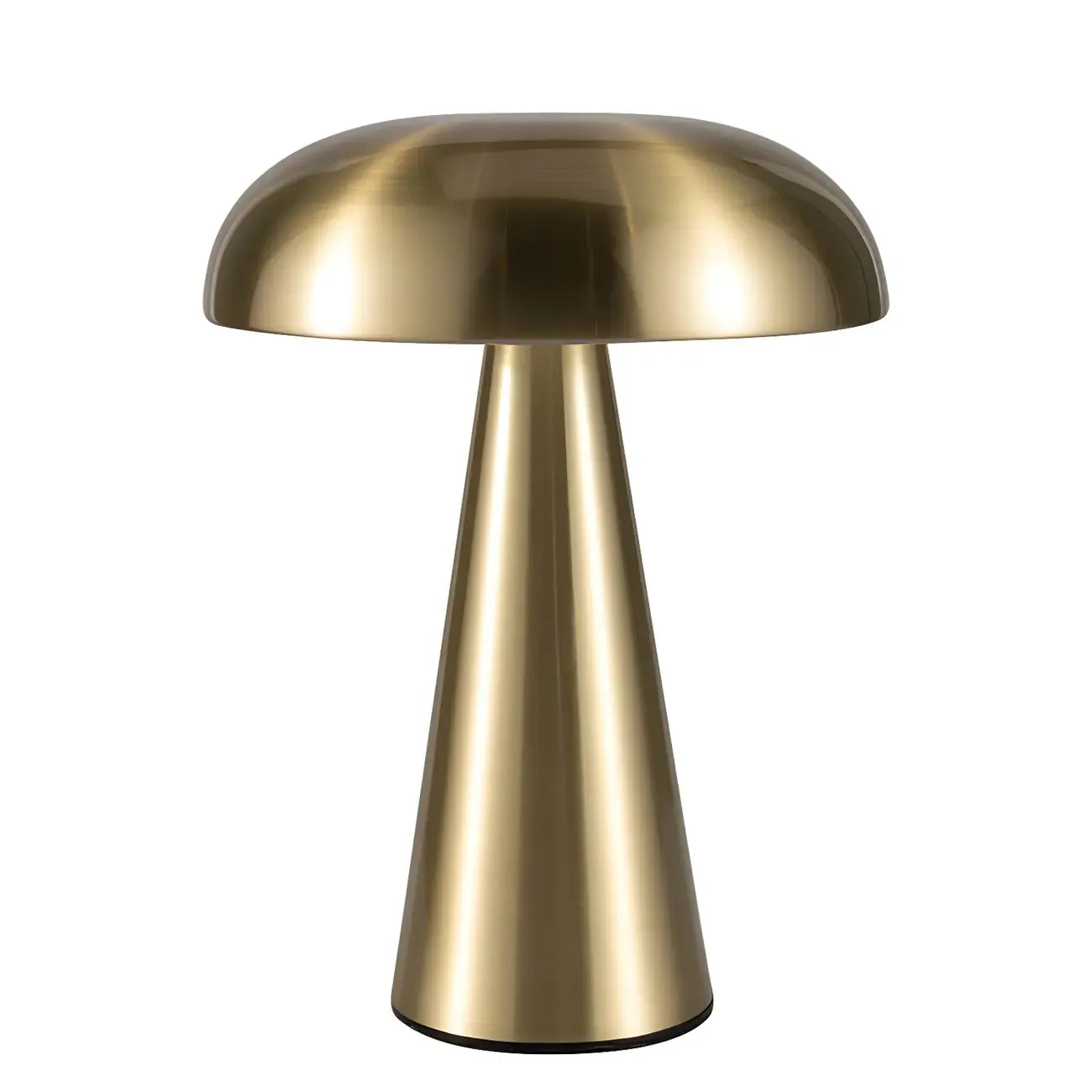 Lampe de table contemporaine en laiton rechargeable pour la maison
