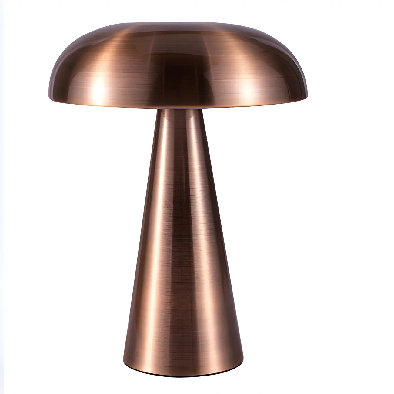Lampe de table contemporaine en laiton rechargeable pour la maison