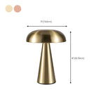 Lampe de table contemporaine en laiton rechargeable pour la maison