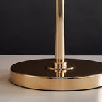 Lampe de table géométrique en cristal glamour