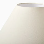 Lampe de table rustique en bois blanc à brancher pour usage résidentiel
