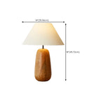 Lampe de table rustique en bois blanc à brancher pour usage résidentiel