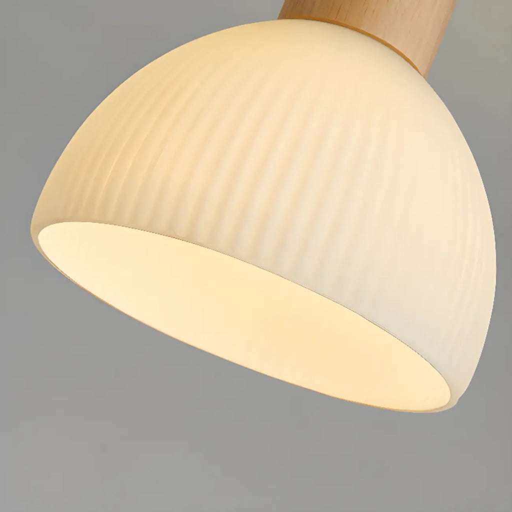 Plafonnier semi-encastré moderne à LED en forme de bol pour espace de vie