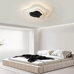 Plafonnier encastré moderne à plusieurs niveaux en résine, à intensité variable, pour chambre à coucher