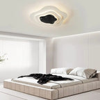 Plafonnier encastré moderne à plusieurs niveaux en résine, à intensité variable, pour chambre à coucher