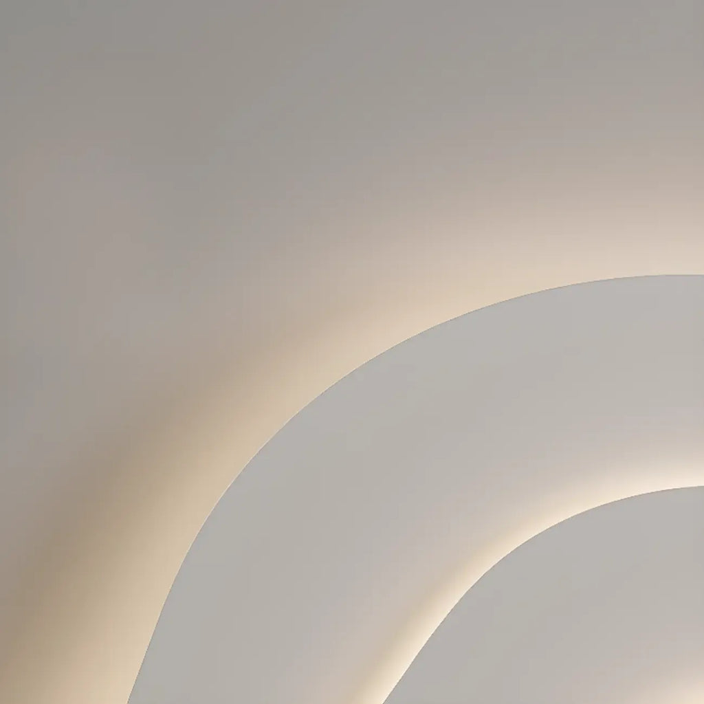 Plafonnier encastré moderne à plusieurs niveaux en résine, à intensité variable, pour chambre à coucher