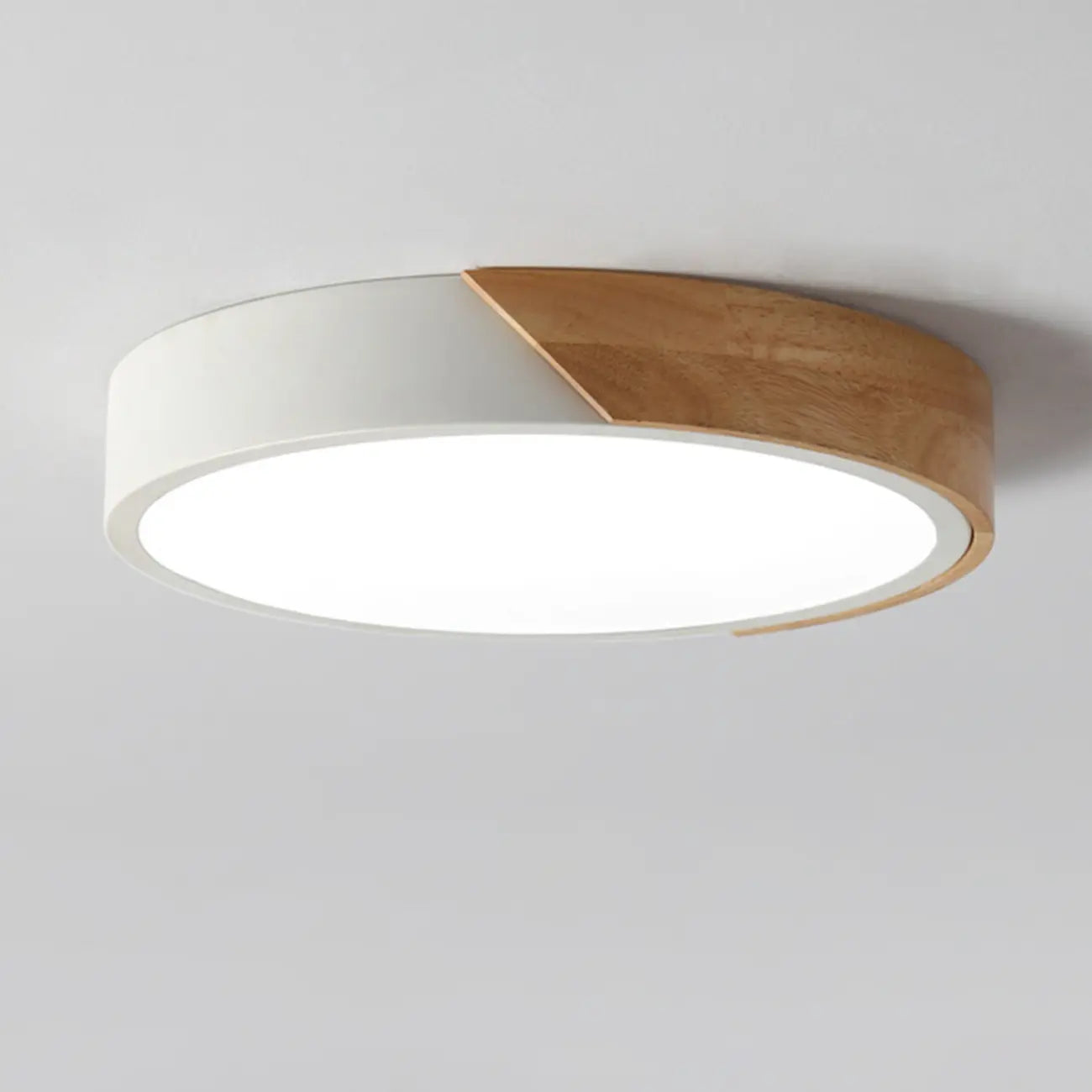 Plafonnier LED circulaire encastré pour usage résidentiel