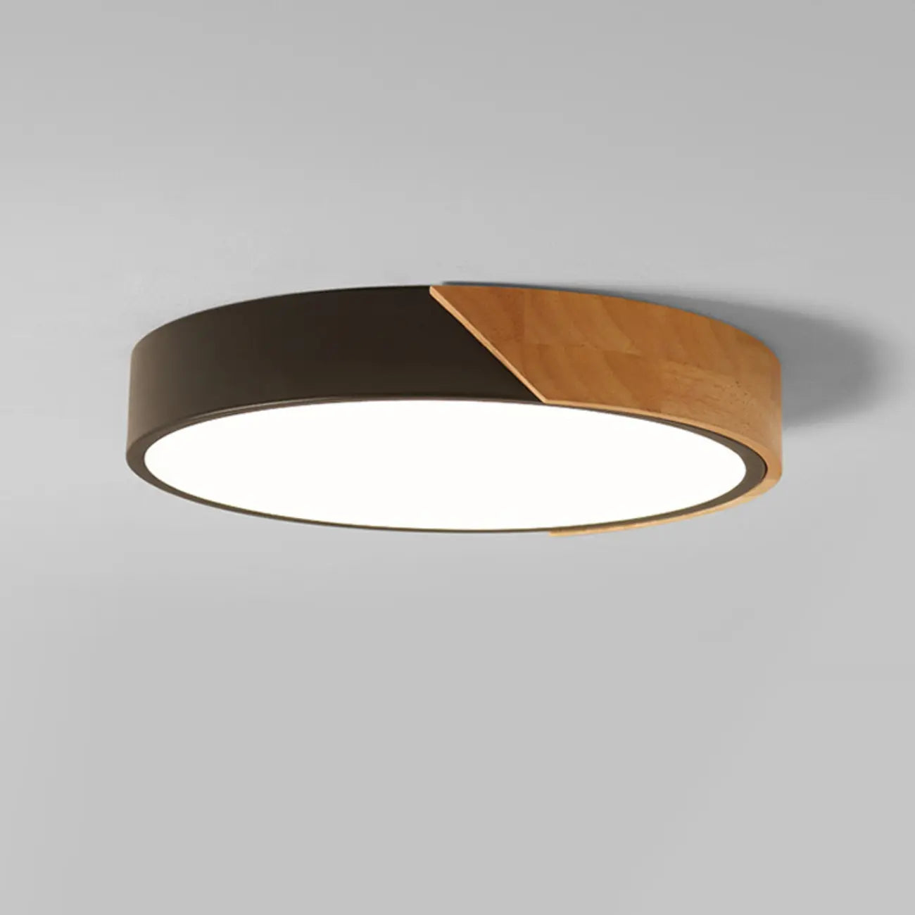 Plafonnier LED circulaire encastré pour usage résidentiel