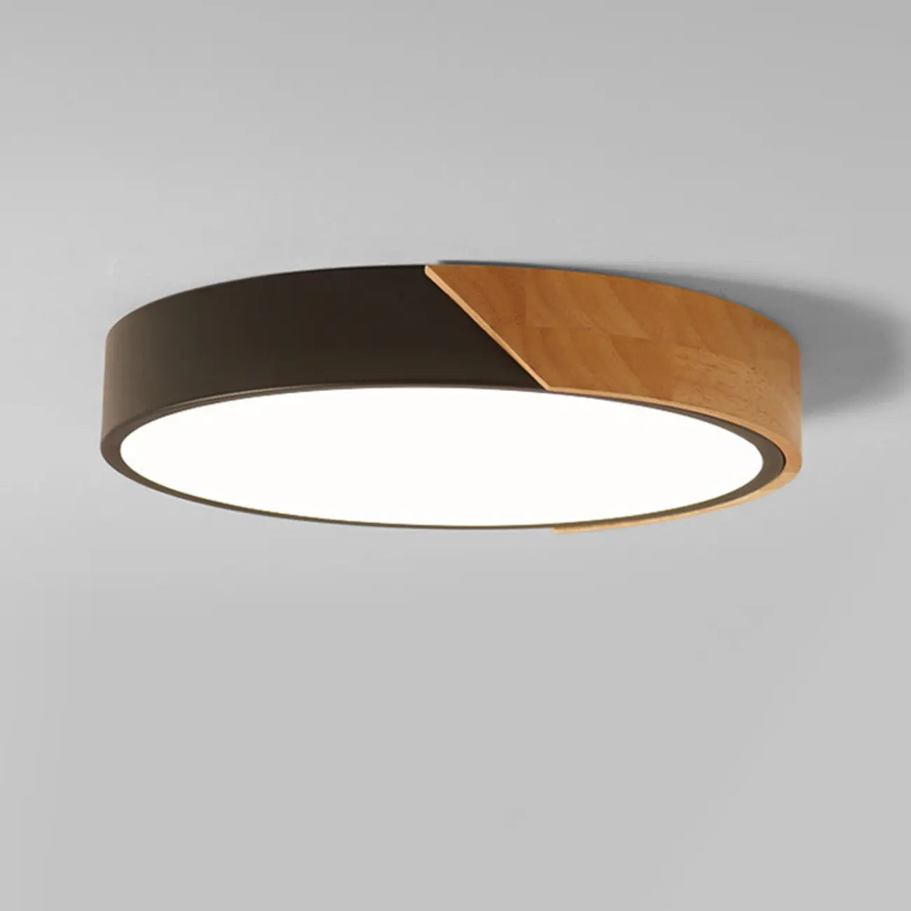 Plafonnier LED circulaire encastré pour usage résidentiel