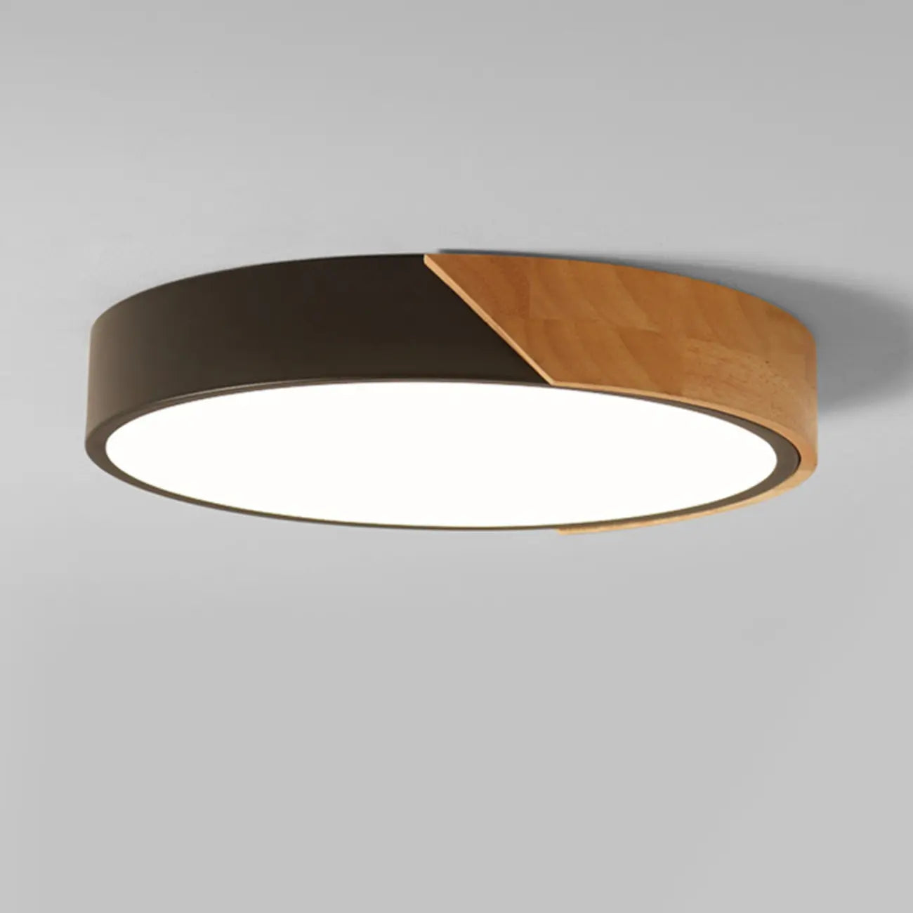 Plafonnier LED circulaire encastré pour usage résidentiel