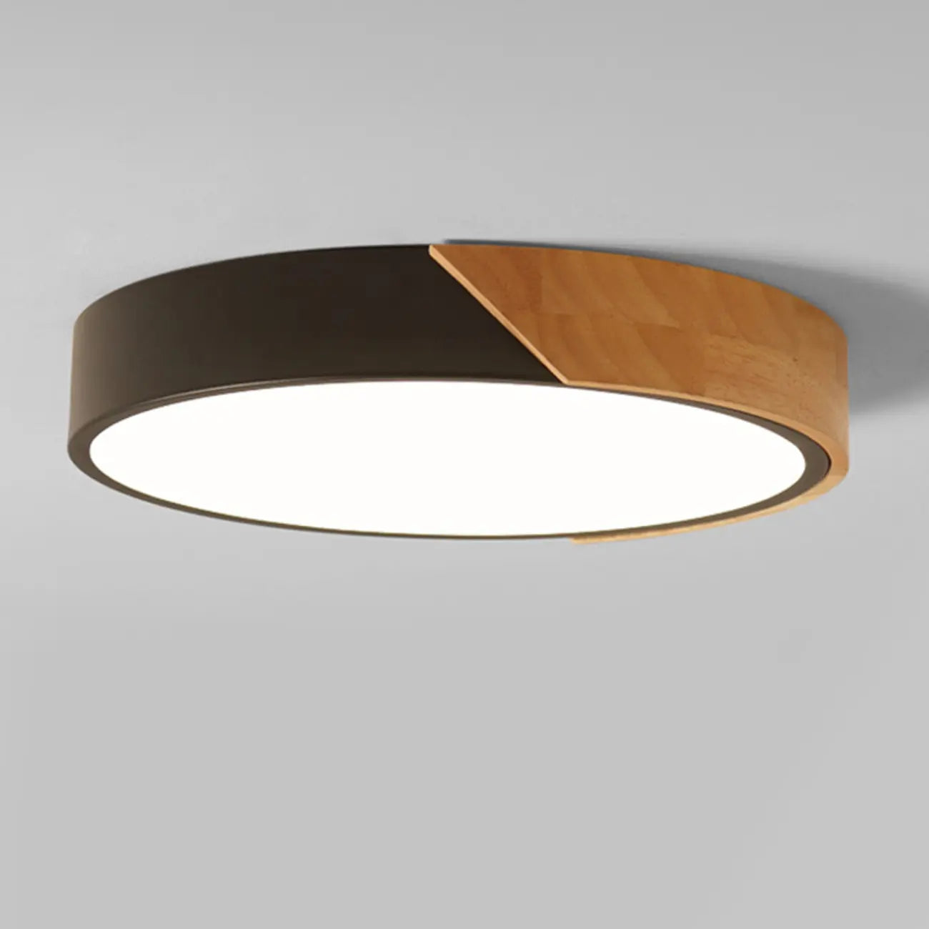 Plafonnier LED circulaire encastré pour usage résidentiel