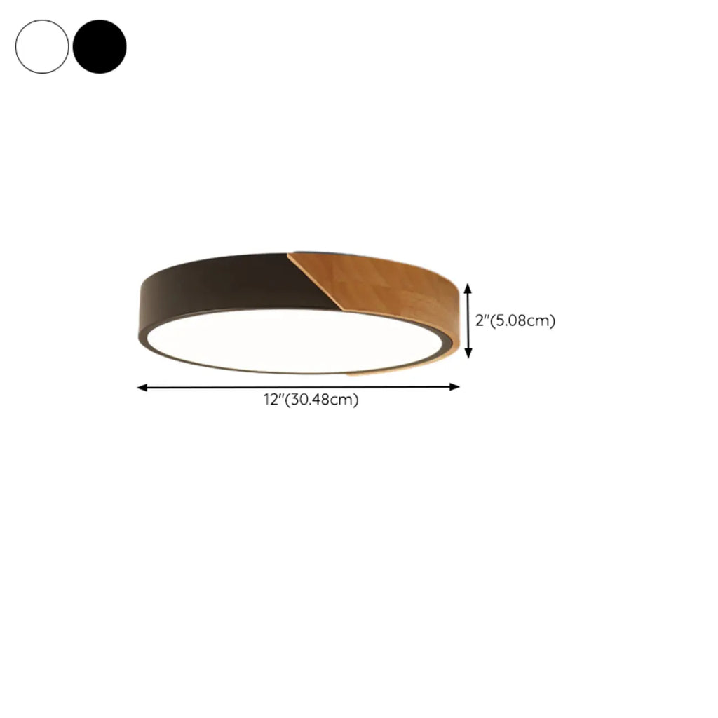 Plafonnier LED circulaire encastré pour usage résidentiel