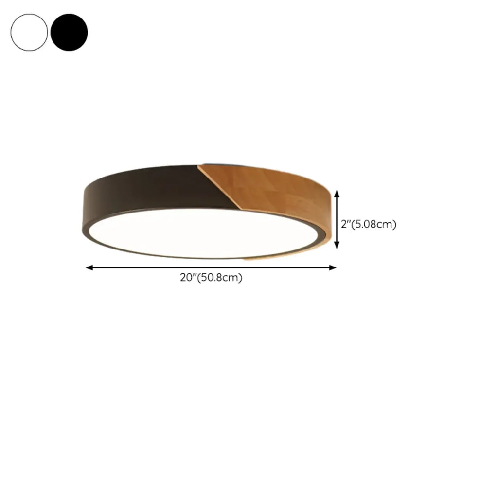 Plafonnier LED circulaire encastré pour usage résidentiel