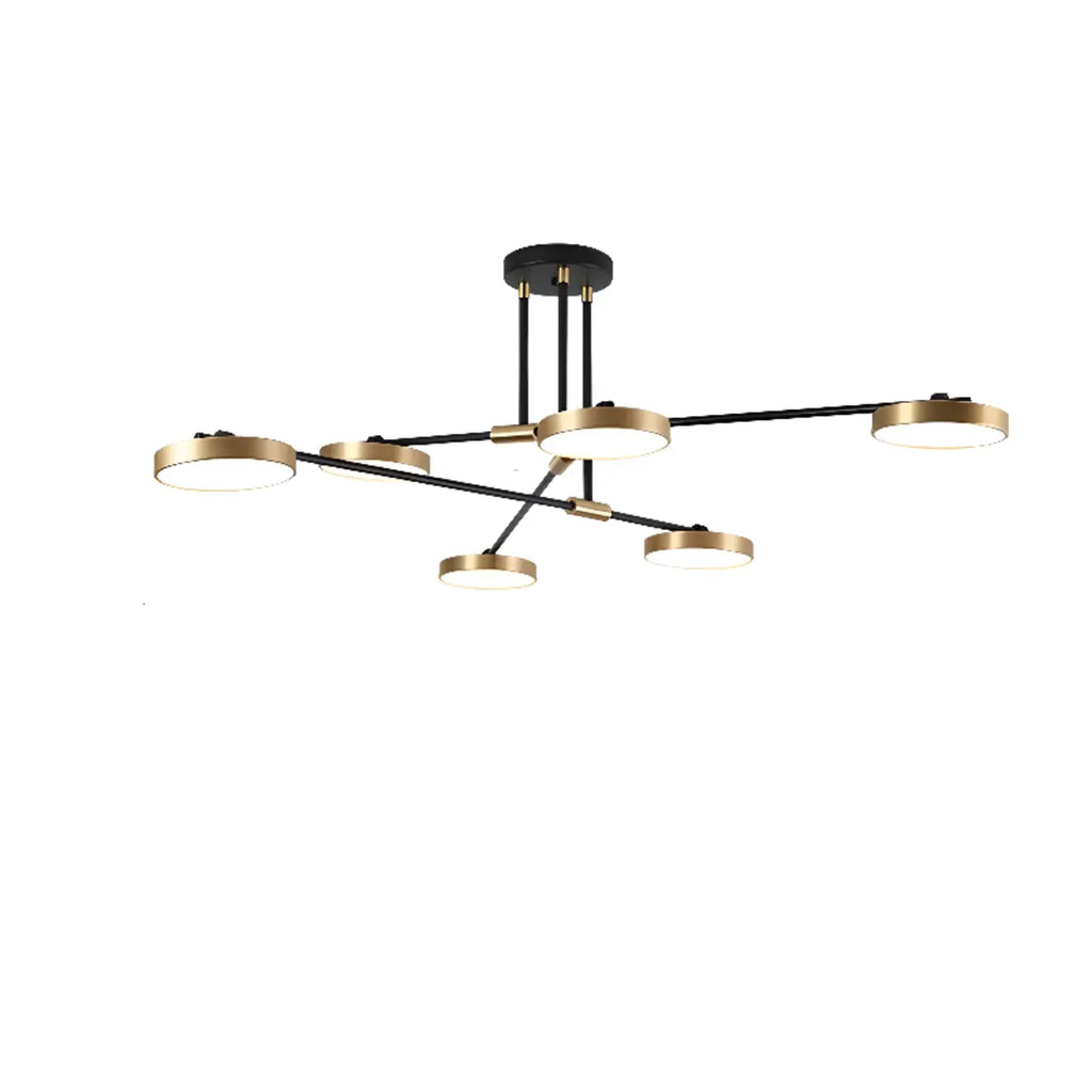 Plafonnier LED contemporain d'intérieur avec abat-jour en acrylique