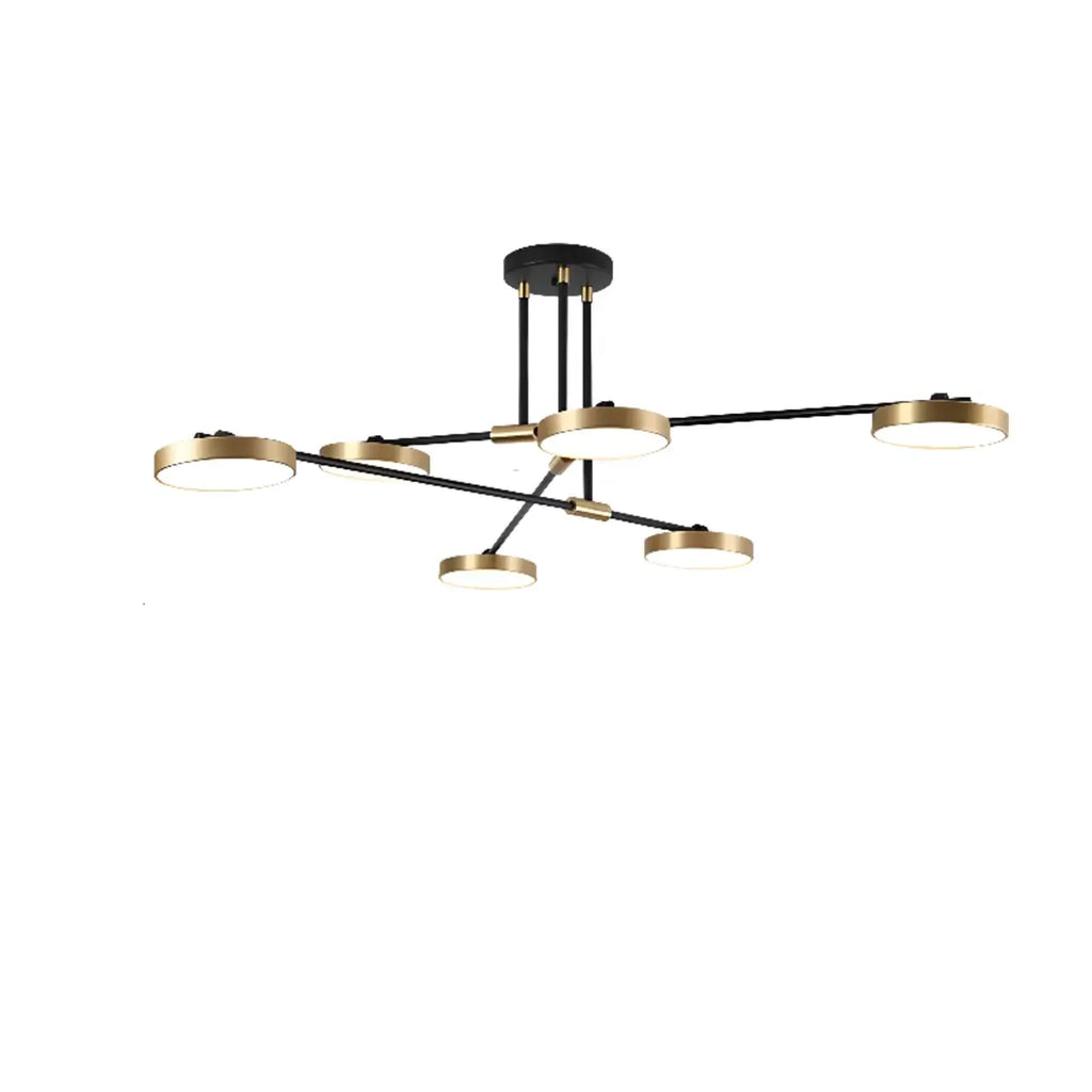Plafonnier LED contemporain d'intérieur avec abat-jour en acrylique